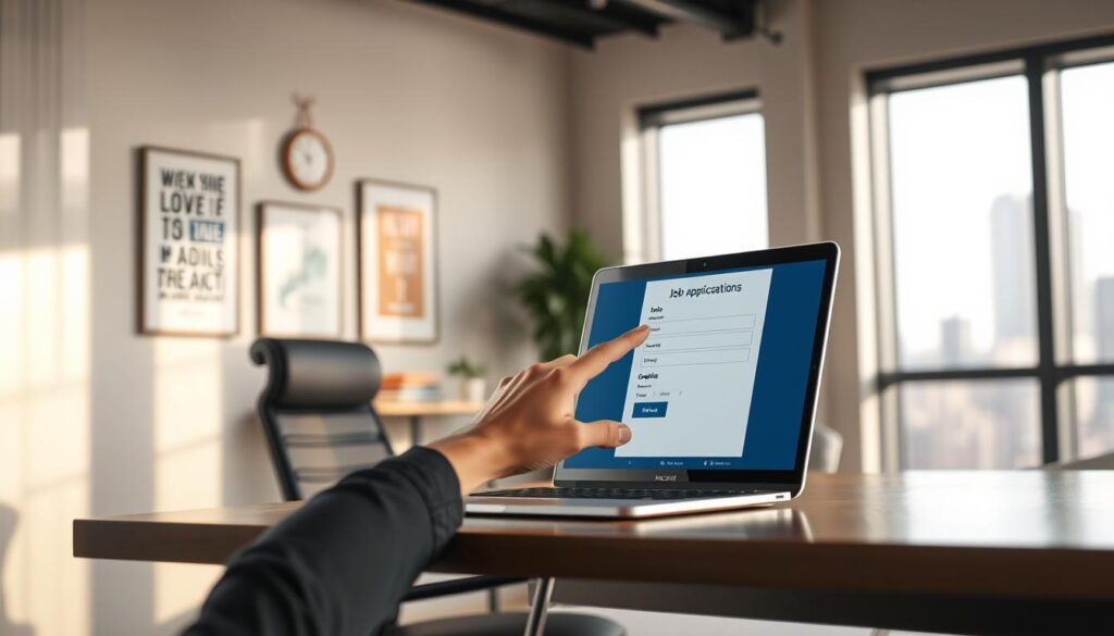 التقديم على وظيفة جديدة